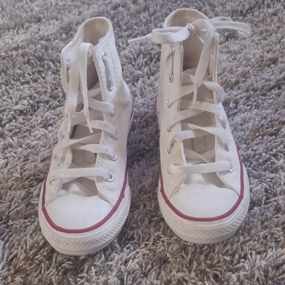 Kids High-Top Sneakers - White